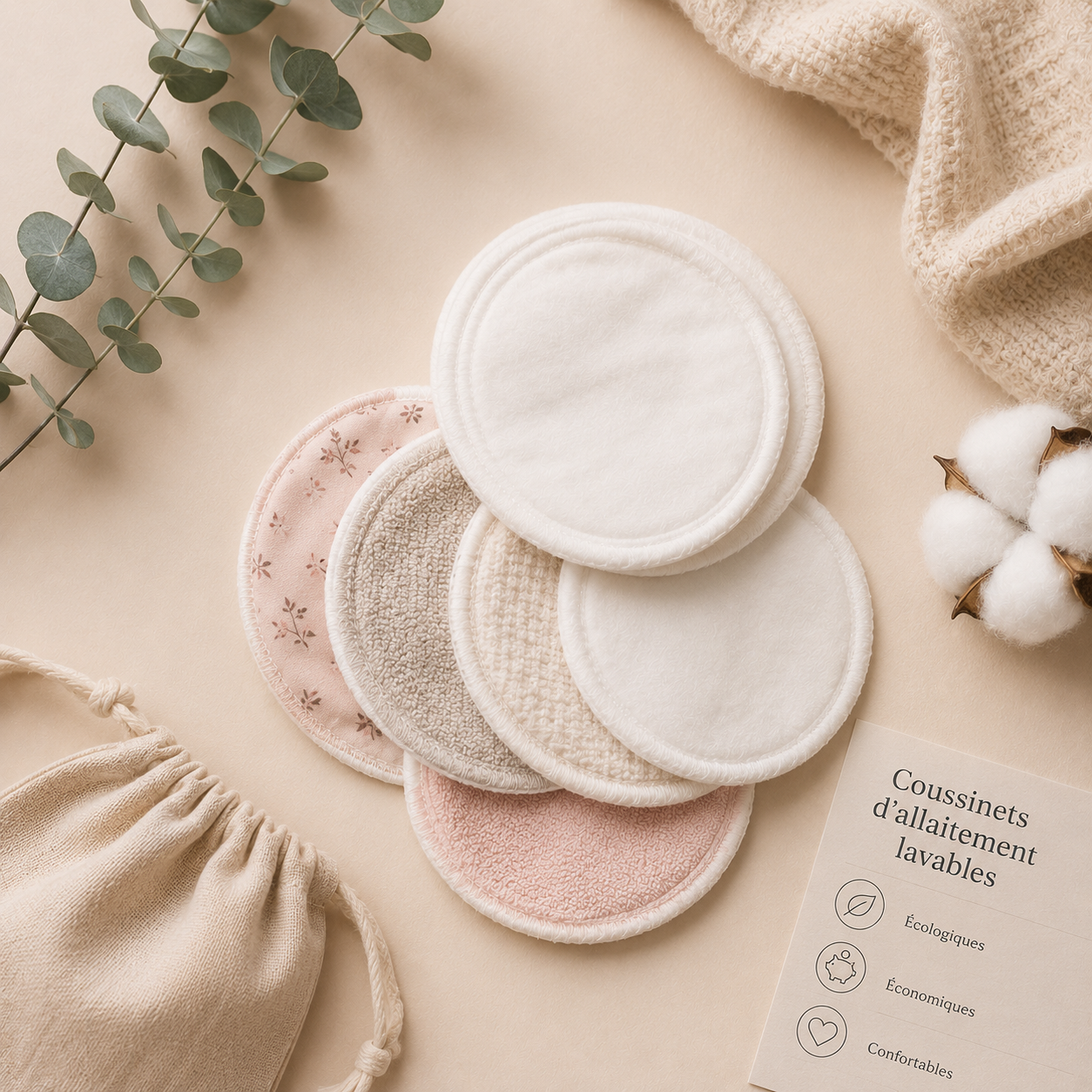 Comment choisir ses coussinets d'allaitement lavables ?