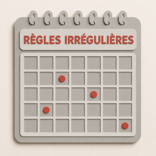 règles irrégulières