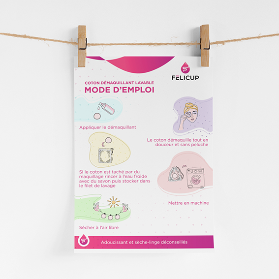 coton demaquillant lavable entretien